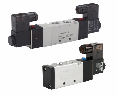 4V300系列电磁阀(五口二位、五口三位)